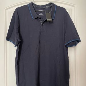 Livergy Blue Mens polo. Large (42/44).